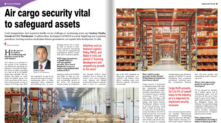 Air Cargo Security vital to safeguard assets